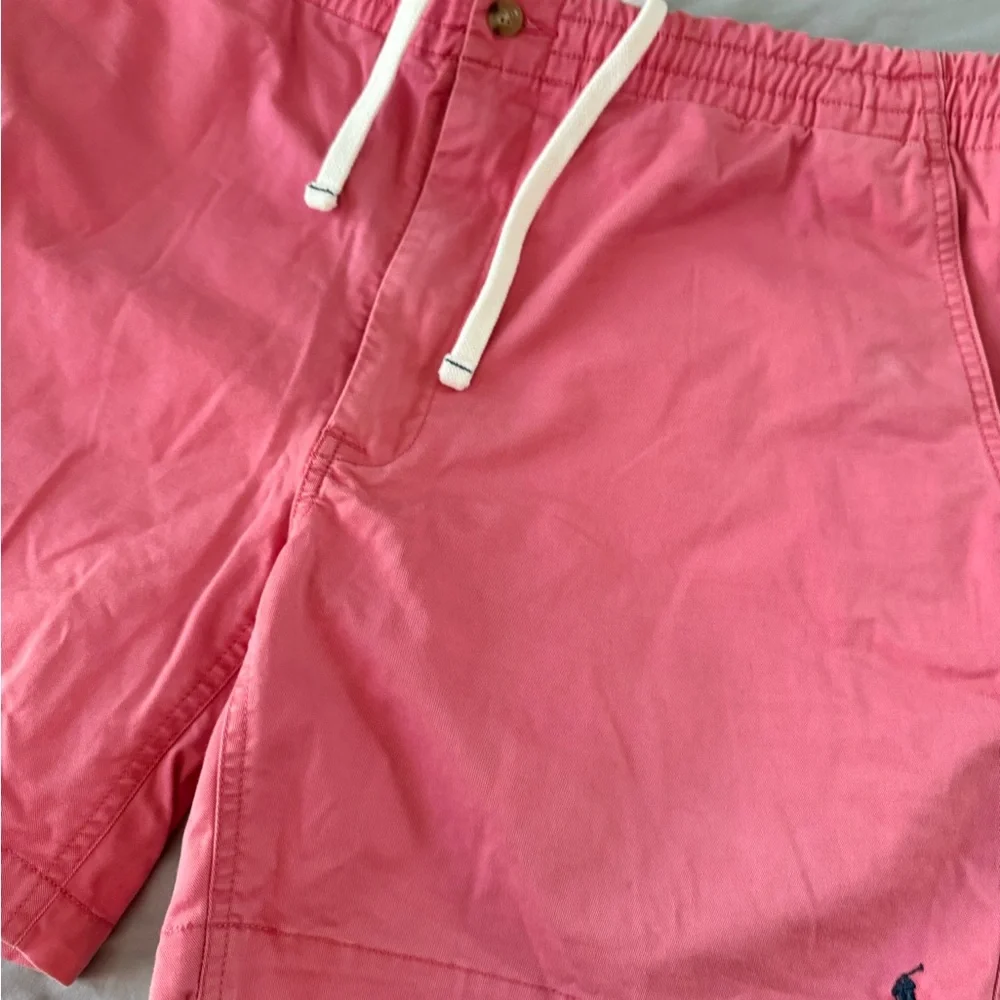 Polo by Ralph Lauren Pink Men's Drawstring Shorts